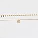 Geerier Simple Coin Choker Handmade Gold Chain Disc Choker Necklace Gold Color For Women