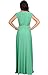KOH KOH Womens Cap Short Sleeve Elegant Cocktail Evening Gown