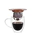 Geesta Portable Pour Over Coffee Maker, Single Cup Brew Buddy with the Reusable Dye-Free Mesh Bag for Travel and Camping