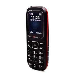 TTfone TT110 Cheap SOS Emergency Mobile Phone – Basic Simple Cheapest Senior Phone – Pay As You Go (Vodafone with £10…
