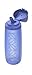 Ello Wren Glass Water Bottle with One-Touch Flip Lid, 22 oz, Denim