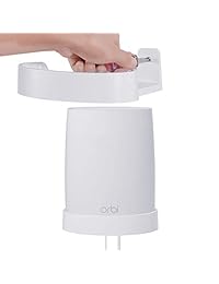 Para Orbi hogar wifi soporte de pared soporte de koroao, soporte de techo de pared con soporte conjunto para Netgear Orbi AC3000 AC2200 Tri banda casa router WiFi