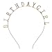 Ztl Birthday Girl Headband Tiara Girls Birthday Party Headwear Hair Accessories Gold