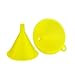 Mirenlife 5 Sizes Candy Colors Plastic Funnel Set for General Purpose, Lab Car Kitchen Home Tools, Liquids Dry Goods