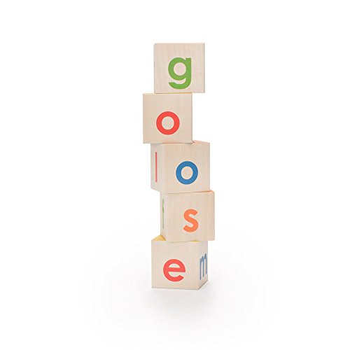 Uncle Goose Upper and Lowercase ABC Blocks - Made in USA