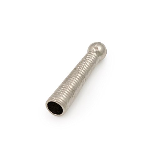 Rib Bolo Tip 25mm Silver Color (Pack of 2)