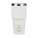 Takeya Originals Vacuum-Insulated Stainless-Steel Tumbler with Sip Lid, 30oz, White