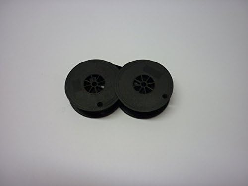 1 X Hermes 3000 Typewriter Ribbon, Compatible, Black and Red, Twin Spool
