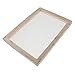 Baosity 2 in 1 Wooden Paper Making Papermaking Mould Frame Screen Tools for Paper Handcraft DIY Paper Craft 18x12.5cm