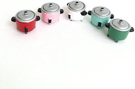 Tery Kids Dolls Ornaments Dollhouse Miniature Accessory Mini Rice Cooker Model