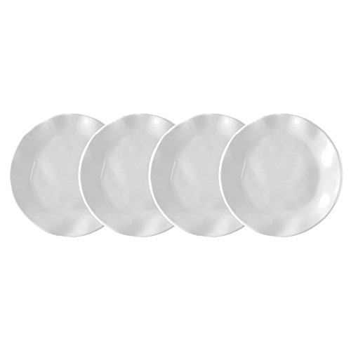 Melamine Snack Plates. Glitterville Reusable Melamine Appetizer or