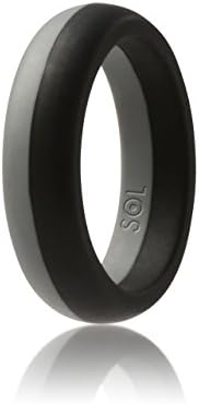 SOL Women's Silicone Wedding Ring, New Authentic Unique Collection, High-End Silicone, 5.5mm Band