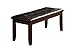 Milton Greens Stars Alicante Bench, 48 by 17 by 19-Inch, Dark Brown
