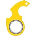 Key Flipping Keychain Spinner Spinning Key Ring Spinner for Car Key Pocket Spinning Stress Reliever Tool Fidget Spinners for Teen Man Women (Yellow)