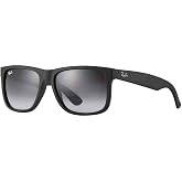 Óculos de Sol Ray-Ban Justin Unissex, Preto, Tamanho 55