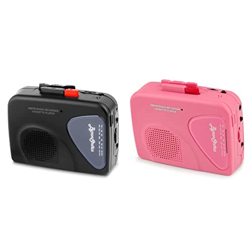 ByronStatics Portable Cassette Players Recorders FM AM Radio Walkman