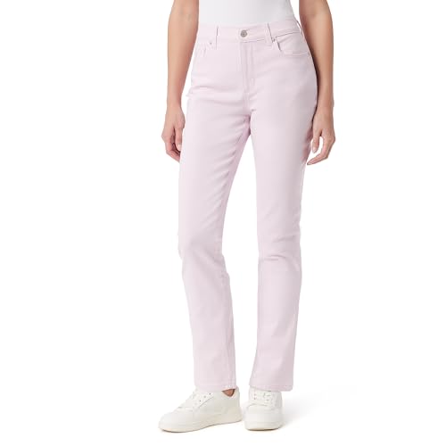 Gloria Vanderbilt Women’s Amanda Classic High Rise Tapered Jean Standard, Soft Peony