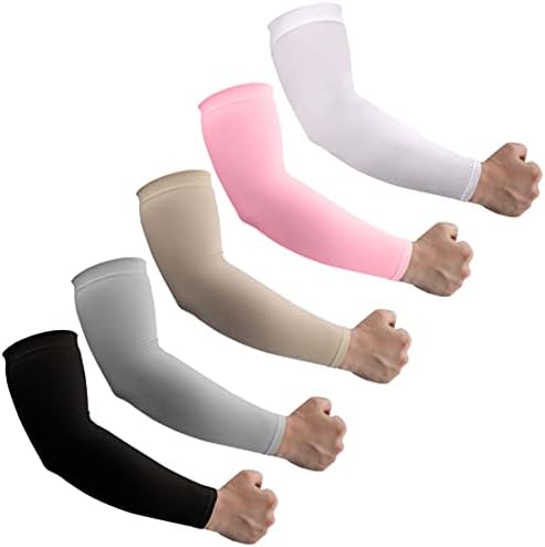 UPF50+ 5 Pairs Sun UV Protection Cooling Sleeves Compression Sleeve for Arm Tattoo Cover… UPF50+ 5 Pairs Sun UV Protection Cooling Sleeves Compression Sleeve for Arm Tattoo Cover…
