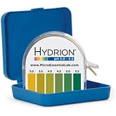 Micro Essential Lab HJ626 Hydrion Short Range pH Test Paper Dispenser, 3.0 - 5.5 pH, Single Roll Jumbo