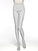leg elegant Women's 80 Den Microfiber Soft Opaque Tights Pantyhose (Gray, One Size)