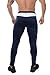 YoungLA Track Pants Men Workout Athletic Joggers Training Tapered Gym 205 Nvywht M Navy White
