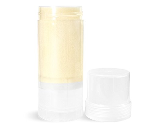 (24) Empty Clear Plastic Deodorant Containers - 2.2 Oz Cylinders - Thumbnail 5