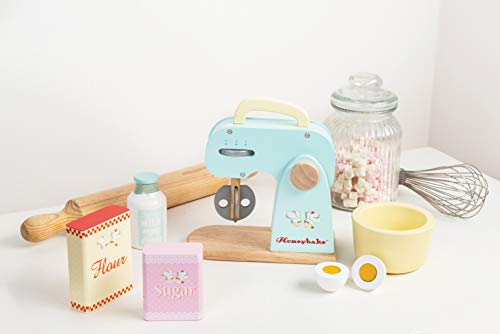 Le Toy Van Honeybake Collection Mixer Set Premium Wooden Toys for Kids Ages 3 years & Up