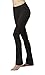 TLC Sport UK Women's Lightweight Sculpting Compression Waisted Yoga Trousers Pants Black
