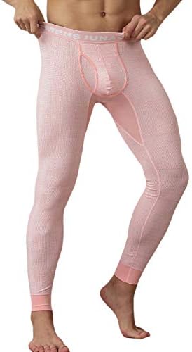 WUAMBO Men's Thermal Pant Winter Baselayer Long John Leggings