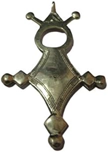 Handcrafted African Tuareg Berber Cross Pendant Niger Ethnic Tribal Jewelry