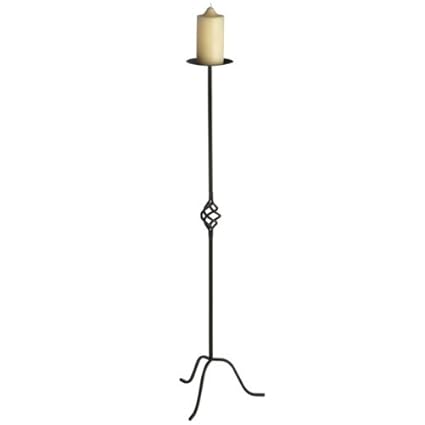 Tall Decorative Metal Floor Standing Candle Holder