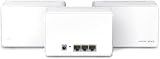 MERCUSYS Halo H80X WiFi 6 Mesh System 3-Pack AX3000Mbps 7000 sq ft Gigabit Ports view 2