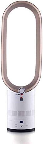YSCCSY Bladeless Fan 16 Inches Super Quiet Bladeless Floor-Standing Fan Low Noise Air Purifying Remote Controlled Electric Fan,Gold