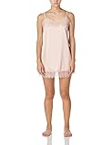 Smart & Sexy womens Satin Lace Slip Dress
