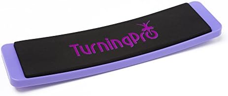 Turning Board - Pastel Purple Ballet Board for Dance, Pirouttes, Practice, Balance Training, Gymnastics, Skating and Fun - Velvet Bag Included
