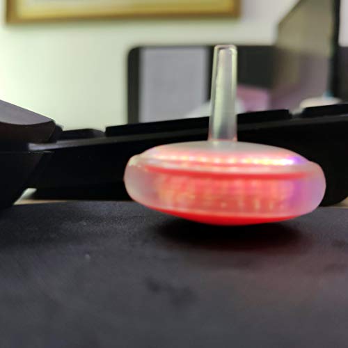 WEY&FLY Permanent gyro Spinning Tops with Colorful Glow with LED Light (1 Set(4 Color))