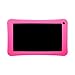 Transwon Silicone Case Compatible with RCA RCT66723W2 7 Inch, SmarTab ST7150, Yuntab T7, Haehne 7 Inches Tablet PC, DigiLand DL7006, Digiland DL721-RB / DL718M / Dl701q, iView SupraPad i700 - Pink