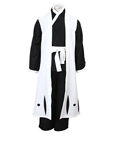 Mtxc Men's Bleach Cosplay Hitsugaya Toushirou 3rd Squad Ten Uniform Simplify Ver