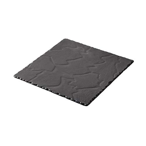 Revol ‎BB636 Basalt Plate Square Slate Effect 25cm