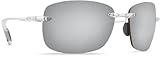 Costa Del Mar Destin Men's Polarized Sunglasses, Crystal/Silver Mirror 580P, Large