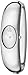 Calvin Klein Women's K1Y23120 'Exquisite' Silver Dial Stainless Steel Medium Bangle Watch