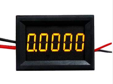 BE-Tool Digital Ammeter Gauge DC (0-3A) 5-Digits Precision High Current Meter Current Measurement Panel Meter, RED/Blue/Yellow/GREE LED