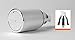 2PCS White Refill Empty Acrylic Airless Pump Vacuum Bottle Jars Makeup Eye Cream Lotion Emulsion Toiletries Liquid Storage Containers Cosmetic Travel Packing Dispenser(120ml/4oz)