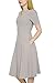 Marycrafts Women's Work Office Business Fit and Flare Midi Dress