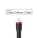 EasyAcc PocketLine Short Lightning USB Cable for Charging iPhone X 8 Plus 7 6 6s Plus 5s 5 iPad Air MFi Certified Cable Silicone Cable, 0.5ft