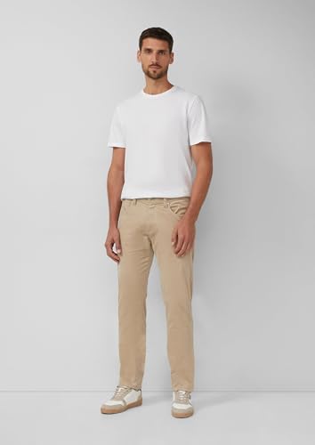 s.Oliver Men's Regular Fit Straight Leg Fine Corduroy Pants