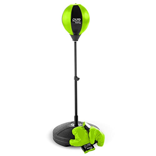 Pure Boxing Punch and Play Punching Bag for Kids - Green