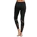 Yoga Pants, FEIVO Women's Power Flex Yoga Pants Tummy Control Workout Yoga Capris Pants Leggings,Mesh-black2,Large