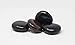TIR Massage Stone - Set of 4 - Natural Basalt Massage Stones (NOT from China & not cut) - Professional or At Home Use - Size: Large (3.0 to 3.5 inches)