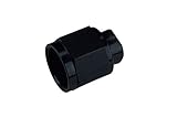 -10AN Flare Cap Female Nut 10 AN Block Off Plug Fitting Black, AN929-10B
